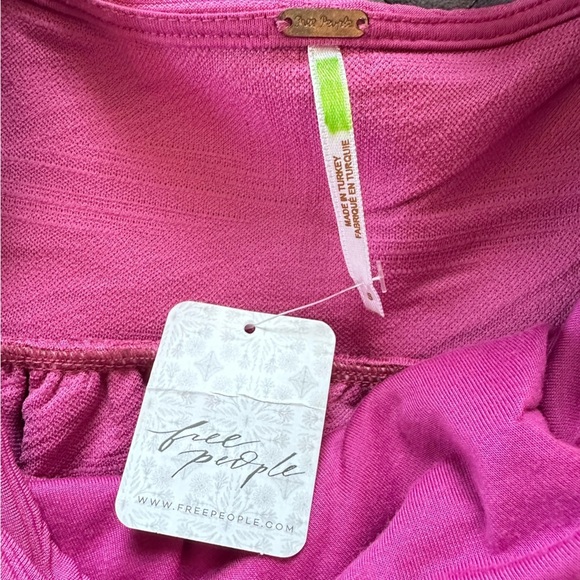 Free People Puff Sleeve Baby Doll Mini Dress - Picture 6 of 7